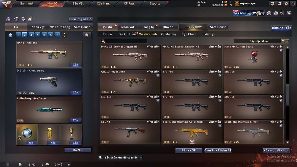 shop acc cf uy tin gia re